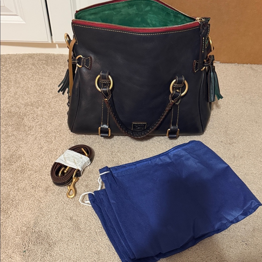 Dooney & Bourke Black Leather Shoulder Bag